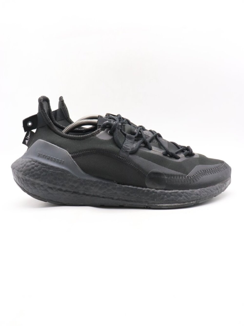 Adidas Ultraboost 21 x Parley Shoes Men's Size 12 Triple Black Sneakers H01177